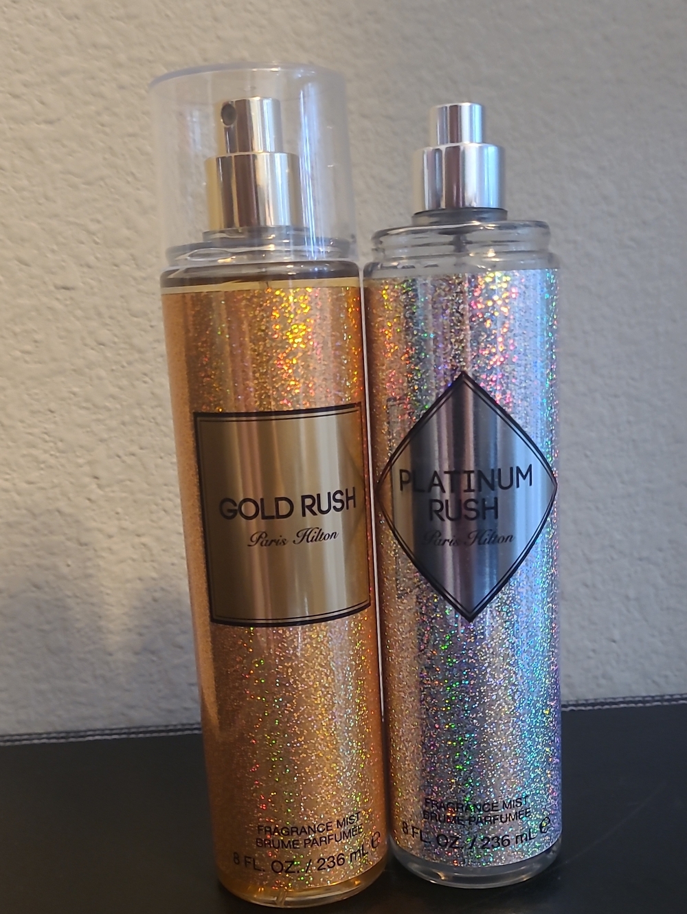 PARIS HILTON Body Mist Bundle  Gold Rush & Platinum Rush
